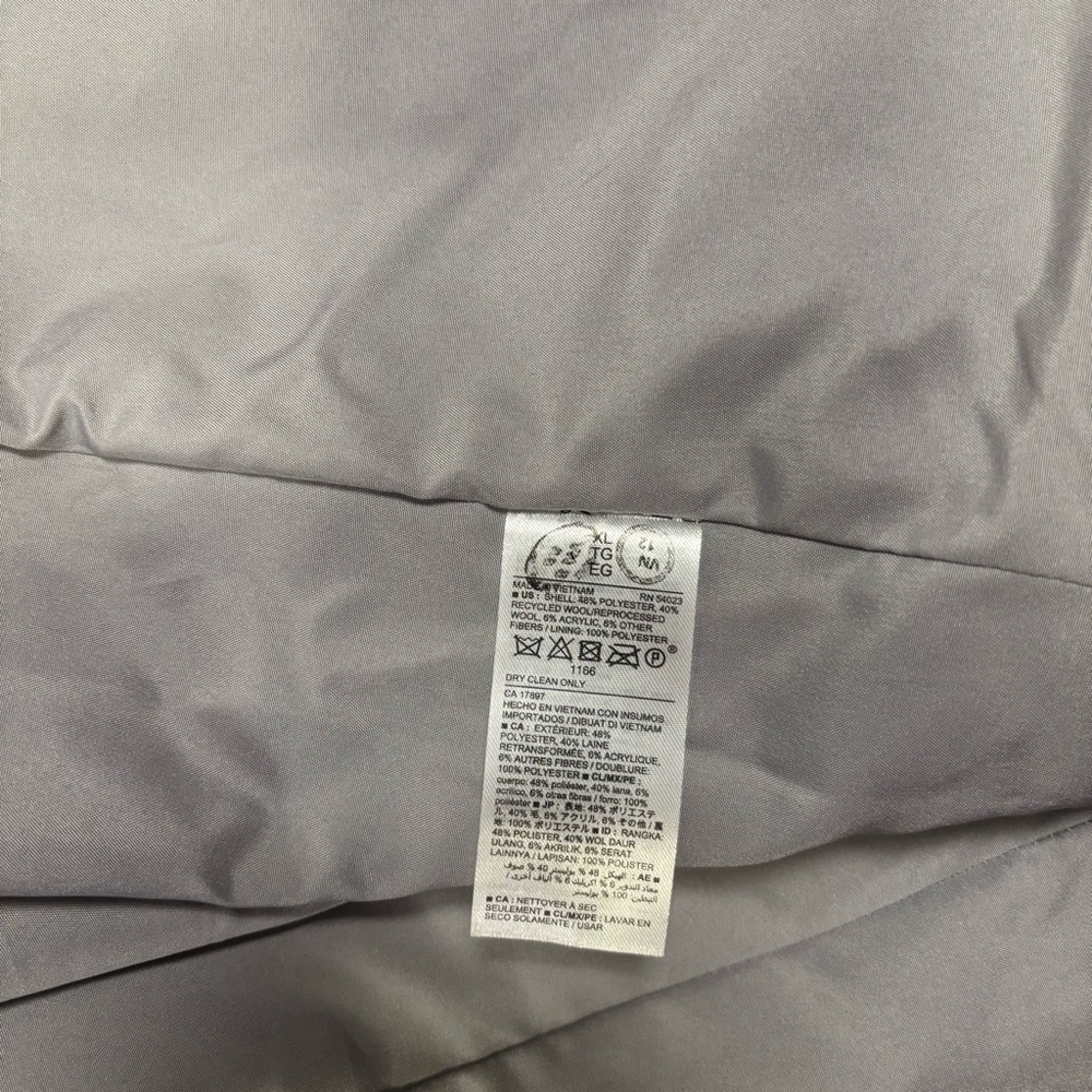 Old Navy Women's Charcoal Pea Coat Size XL - Picture 6 of 6